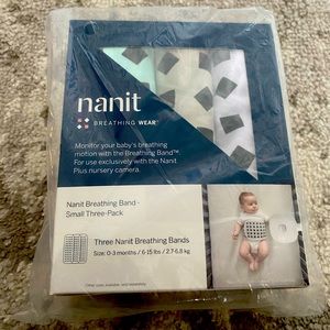 NWT / NIB Three Pack Nanit Breathing Bands - 0-3 months